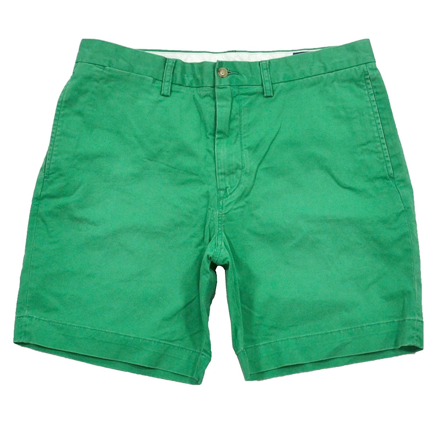 Ralph Lauren Mens Classic Stretch Casual Chino Shorts, Green, 30