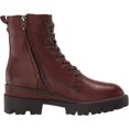 thumbnail image 6 of Sam Edelman Garret Dark Brown Leather Lace Up Moto Platform Combat Ankle Boot (10.5, Dark Brown), 6 of 8