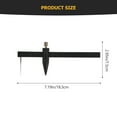 thumbnail image 2 of Worgeous 2pcs Pottery Craft Tool Pottery Clay Circle Cutter Professional Compass Cutter, 2 of 8