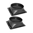 thumbnail image 5 of simhoa 2 Pieces Duct Connector Flange Air Ventilation Adapter Fittings Dryer Vent Adapter for Kitchen Connecting Exhaust Outlet Wall 208mmx183mmx72mm, 5 of 9