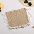 thumbnail image 5 of Traje de baño sólido de mujer Patchwork vendaje tejido conchas borlas cubrir Bikini traje de baño playa cubrir-Ups falda envolvente Wmkox8yi FGJ1576, 5 of 5