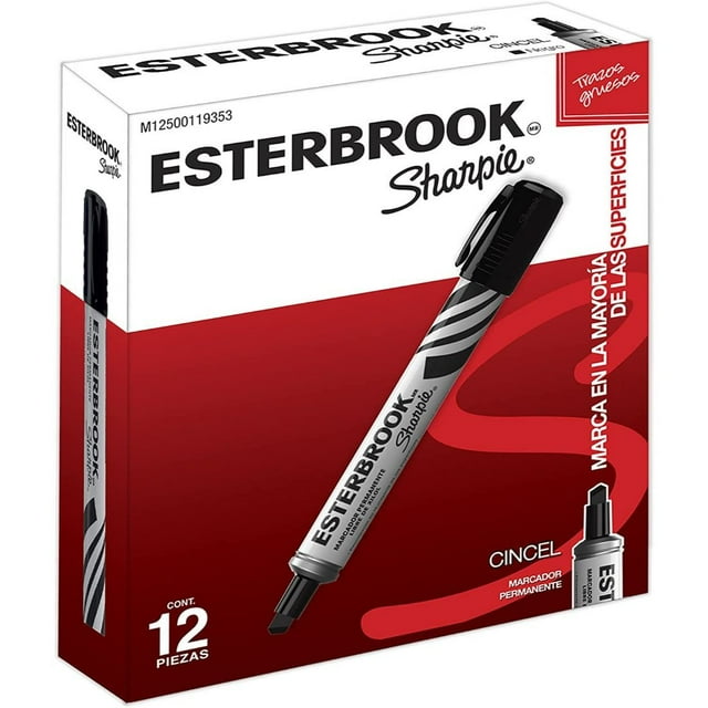 Marcador Permanente Grueso Sharpie Caja de 12 Piezas negro Marcadores permanentes