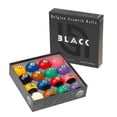 thumbnail image 1 of Aramith Tournament BLACK Pool Ball Set - Duramith™ Technology - Regulation 2-1/4" (57.2mm) - Matchroom Multisport TV Edition, 1 of 5