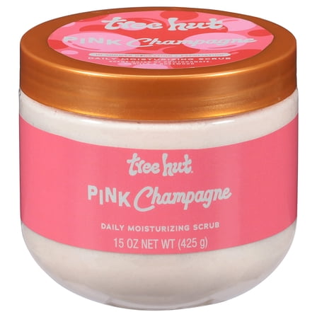 Tree Hut Pink Champagne Daily Moisturizing Scrub – Whipped Body Exfoliator – 15 oz