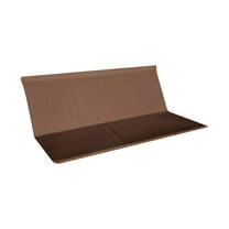 Patio Swing Seat Cover Replacement 600D Heavy Duty Swing Cushion Cover Outdoor Swing Seat Support Waterproof Fade Resistant for 3 Seater Durable Swing Covers for Frame,Coffee,58.27x19.69"