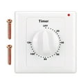 thumbnail image 1 of BTOER Countdown Timer Switch AC220V Electronic Mechanical Countdown Controller 86Panel Water Dispensers, Water Heaters, Air Conditione, 1 of 9