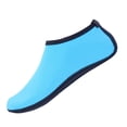 thumbnail image 3 of Domuza Unisex Quick Dry Water Shoes, Flexible Barefoot Aqua Socks, Non Slip Lightweight Footwear for Swimming Beach Pool Yoga Surfing Cruise Daily Use Light Blue 5.5（EU-36）, 3 of 4