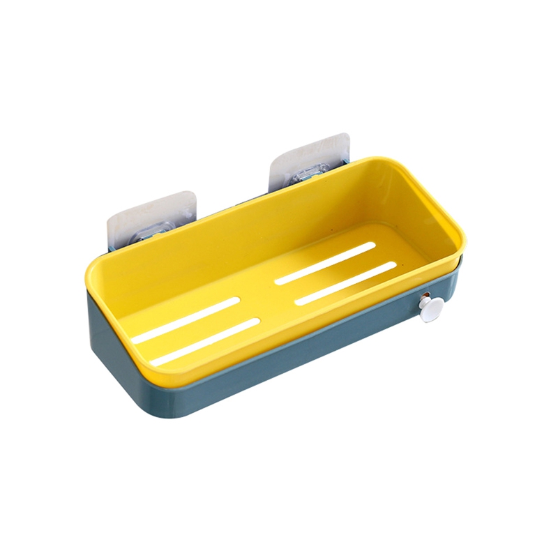 MOKEJI Soap Holder,Double Layer Draining Soap Holder Bathroom Storage