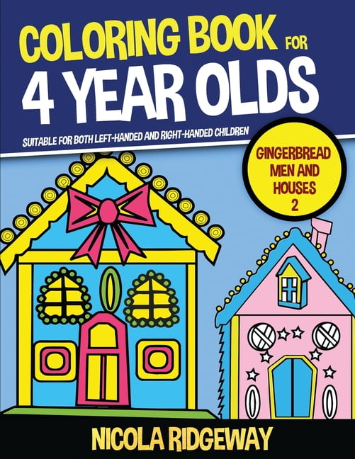 Coloring Books for Kids Coloring Book for 4 Year Olds (Gingerbread Men