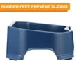 thumbnail image 3 of Neater Pets Big Bowl for Dogs - Great for Multi-Pet Households - Extra Large Plastic Trough Style Food or Water Bowl for Use Indoors or Outdoors, Dark Blue, 1.25 Gallon (160 Oz.), 3 of 11