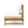thumbnail image 6 of Sudbury Acacia Wood Outdoor Club Chairs with Cushions, Teak, White, 6 of 7