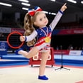 thumbnail image 4 of K.T. Fancy18 Inch Girl Doll Olympic Gymnastics Clothes and Accessories, 7 Pieces Sports Training Outfits, Doll Not Included, 4 of 9