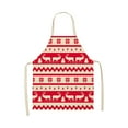 thumbnail image 2 of Christmas Aprons Adjustable Cooking Aprons Holiday Aprons for Women Christmas Kitchen Home Cooking Baking, 2 of 9