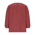 thumbnail image 5 of Womens Linen Cotton Shirts 3/4 Puff Sleeve Crewneck Button Down Blouse Loose Fit Casual Summer Gauze Shirt for Senior 2026, 5 of 6