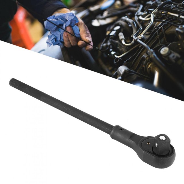 Ratchet Socket Wrench, Medium Lengthened Rust-proof Quick Release Auto Repair Tool, Home Maintenance Vehicle For Car Manufacture 3/4in,1in