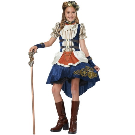 Girls Steampunk Fashion Halloween Costume