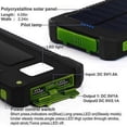 thumbnail image 4 of MesaSe 50000mAh Dual-USB Waterproof Solar Power Bank Portable LED LCD Battery Charger, 4 of 8