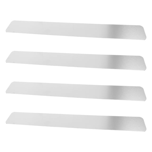 BESTYASH 4Pcs Adhesive Metal Strips for Bulletin Board Use in Office Home and School Display