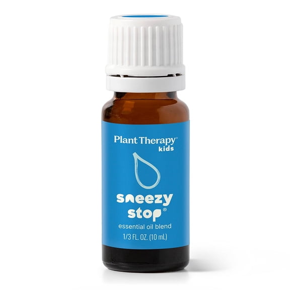 Plant Therapy Kids Sneezy Stop Essential Oil Blend 10 mL (1/3 oz) 100% Pure, Undiluted, Natural Aromatherapy