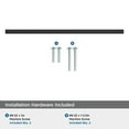 thumbnail image 5 of Amerock Merced 12-5/8 inch (320mm) Center-to-Center Matte Black Cabinet Pull, 5 of 7