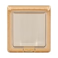 thumbnail image 4 of Switch Cover Outlet Cover Boxes Waterproof Universal Protective Cover Switch Box Wall Switch Cover for Living Room Restaurant Indoor Outdoor Clear Orange, 4 of 8