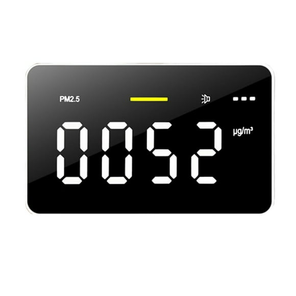 Air Quality Monitor, Indoor Air Quality Meter Detects PM2.5 and VOCs, Portable Detector, for Home Office School Hotel