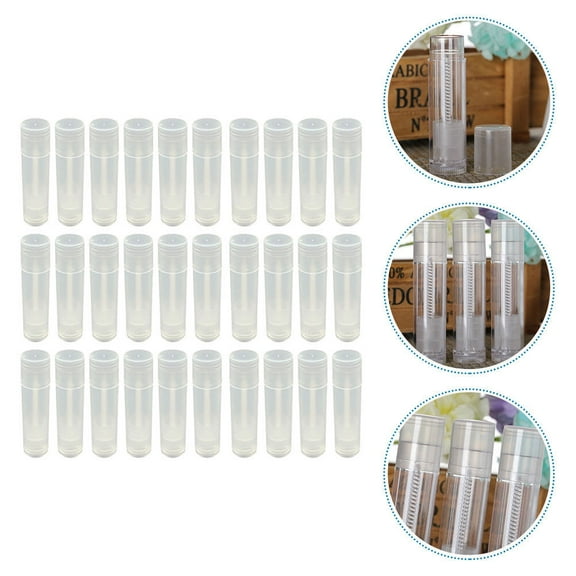 Raindrops Empty Lipstick Container 30Pcs Refillable for Home Use and Professional Makeup