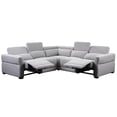 thumbnail image 2 of Steve Silver Isla Gray Tweed Fabric Power Reclining Sectional, 2 of 9