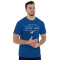 thumbnail image 4 of Poke Social Media Funny Innuendo Men's Graphic T Shirt Tees Brisco Brands S, 4 of 6
