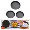thumbnail image 3 of FELTECHELECTR 3Pcs Non Stick Oven Tray for Restaurant Carbon Steel Practical Design, 3 of 8