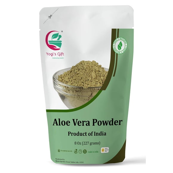 Mascarilla facial hidratante Yogi's Gift con aloe vera en polvo, 240 ml