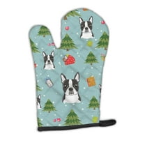 Christmas Boston Terrier Oven Mitt
