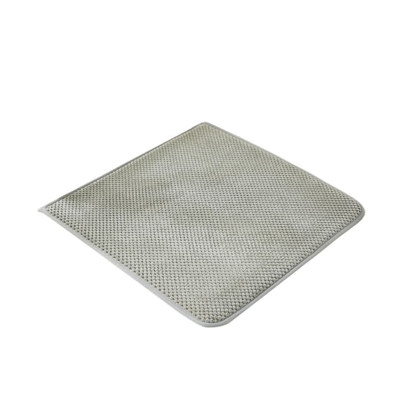 Mntpdp All‑Season Corduroy Chair Cushions,Soft Short‑Pile Seat Pads,High Resilience Filling,Non‑Slip Bottom,Washable Polyester Material,for Dining Home Office Chair Use(Gray)
