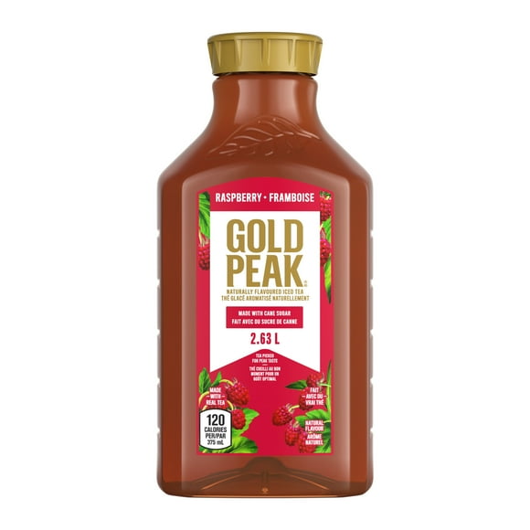 Gold Peak Raspberry Iced Tea Handle Free Bottle, 2.63 Liters, Gold Peak Raspberry Iced Tea&nbsp;2.63L