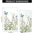 SPEKSEE Outlet Covers Wall Plate, Flower Butterfly Print Light Switch