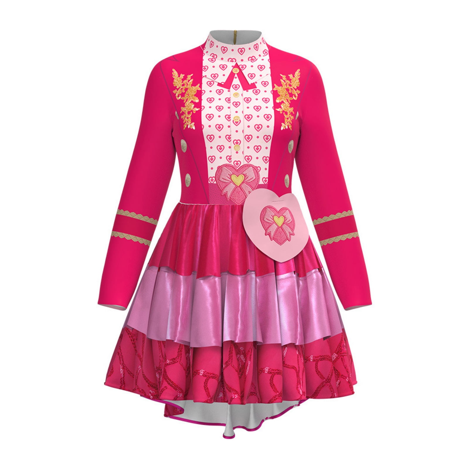Halloween Costume for Girls Cosplay Outfit Movies Character Role Play Dress Up Suit Fancy Party Clothes Outfit Set for Birthday Carnival B304 XL