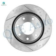 thumbnail image 3 of Set of 8 Front 350mm Drilled Slotted Brake Disc Rotors-Ceramic Brake Pad Kit-Wheel Hub Bearing Assembly For 2011-2014 Ford F-150, 3 of 10
