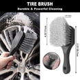 thumbnail image 6 of Ron Professional Car Wheel and Tire Cleaning Kit, Auto Detailing Brush Set with Rim Brush and Microfiber Towel, 6 of 7