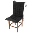 thumbnail image 2 of SINGES Rocking Chair Cushion and Pads Corduroy Chair Cushion with Ties Back and Seat Cushion for Desk Chair, Dining Chairs, Kitchen Chair, Lounge Chair 17.5x39 in, 2 of 6