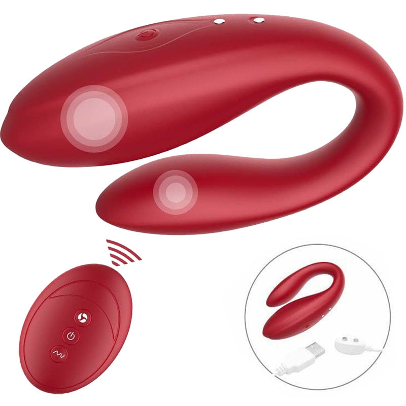 Imimi Couples sex toys, vibrater, G-spot Clitoral Vibrator Waterproof Bullet double penetration didlo Vibrator Vibrating for couples vibrator Women sex toys for couples image