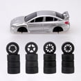 thumbnail image 1 of 16 piezas de plástico RC neumáticos repuestos neumáticos y llantas para 1/64 perfke Neumáticos de rueda RC, 1 of 8
