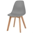 thumbnail image 2 of vidaXL 2/4/6x Dining Chair Plastic Kitchen Dinner Lounge Seat Multi Colors, 2 of 3