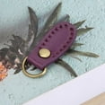 thumbnail image 3 of Lock 4Pcs Bag Buckle Cow Split Leather DIY Hand-Made Sewing Craft Handbag With Bronze FittingsDeep Purple, 3 of 8