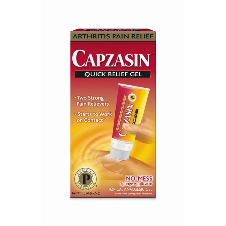Capzasin Arthritis Pain Relieving Quick Relief Gel with Menthol