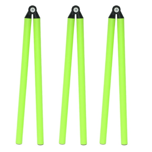 EXHUMKY Light Green Soccer Training Equipment 3-Piece Set ABS Aluminum Skill Improvement Gear