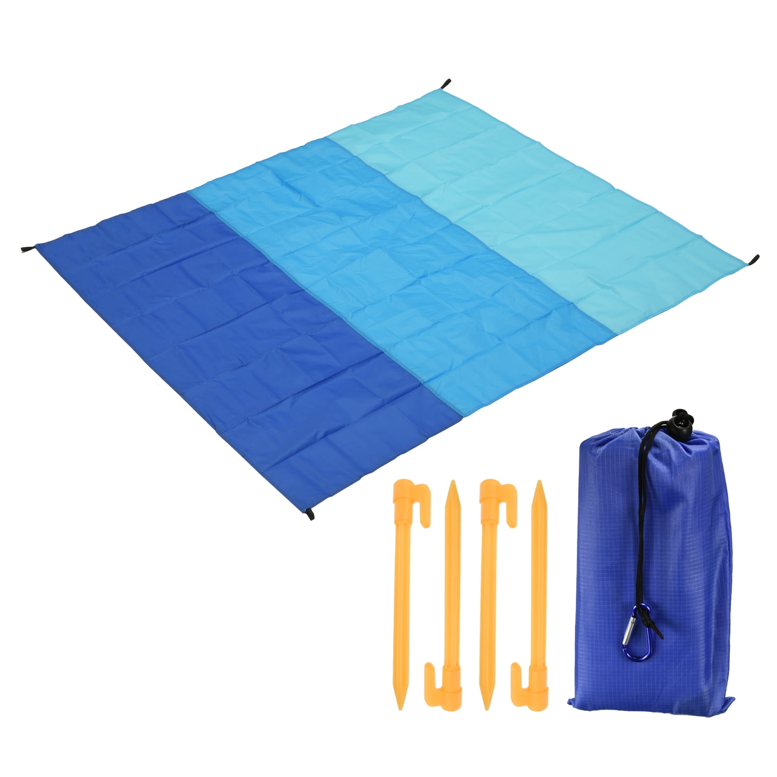 Unique Bargains 59 X 57 Beach Blanket Waterproof Picnic Mat For Travel Sky Blue Other