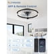 thumbnail image 5 of Ventilador de Techo ZMISHIBO 19.7" con Luz LED 110V y Control Remoto, 5 of 7