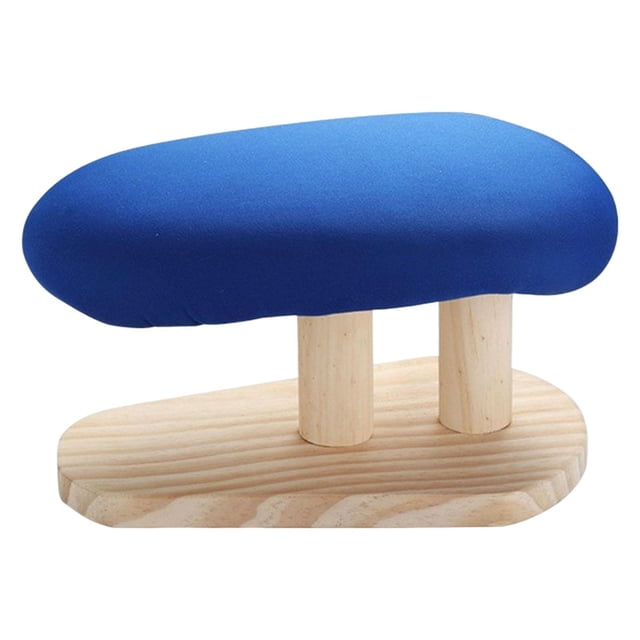 Cateissary Wood Ironing Stool Portable Auxiliary tool Collars Home Household for Almacenamiento y organización del hogar Corto