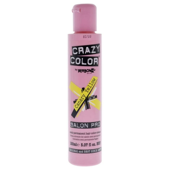 Crazy Color Crazy Color Salon Pro Semi Permanent Hair Color - 49 Canary Yellow , 5.07 oz Hair Color