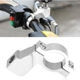 thumbnail image 4 of Soporte de montaje, adaptador de base de espejo, soporte universal para espejo retrovisor de motocicleta, aleación de aluminio de 7/8" (plata) esquí esquí Gafas de esquí, 4 of 5